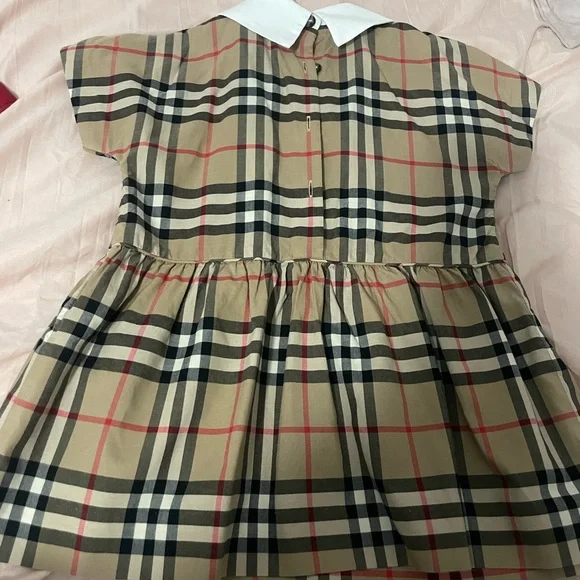 Like new toddler girls Burberry dress size 12 months